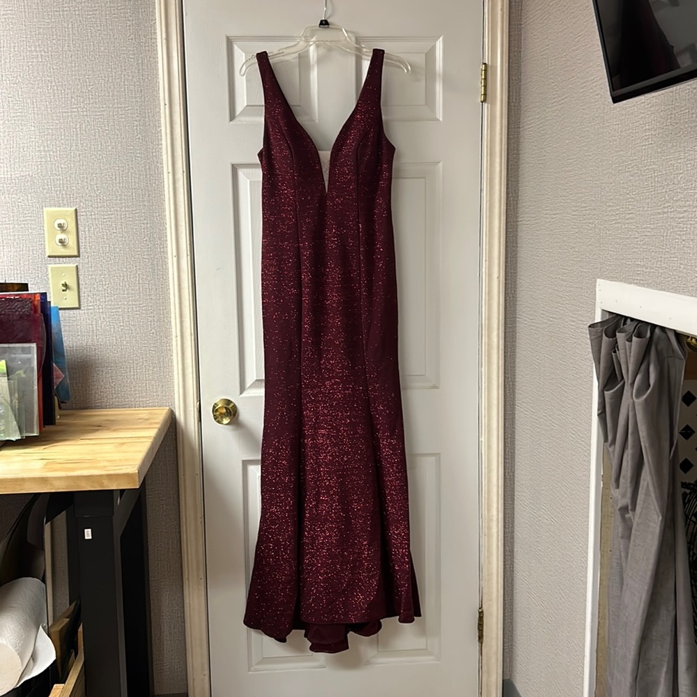 Red Sparkly Mermaid Dress
